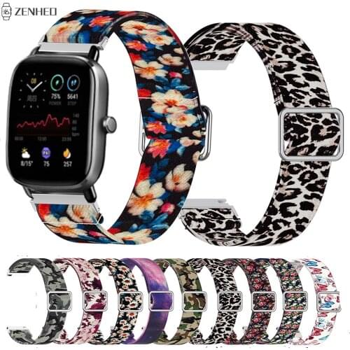 Nylon Elastic Watchband For Xiaomi Huami Amazfit GTS/GTS 2 2e/GTS 2 Mini/Bip Lite/Bip S/Bip U/Pop Pro Smart Watch Strap