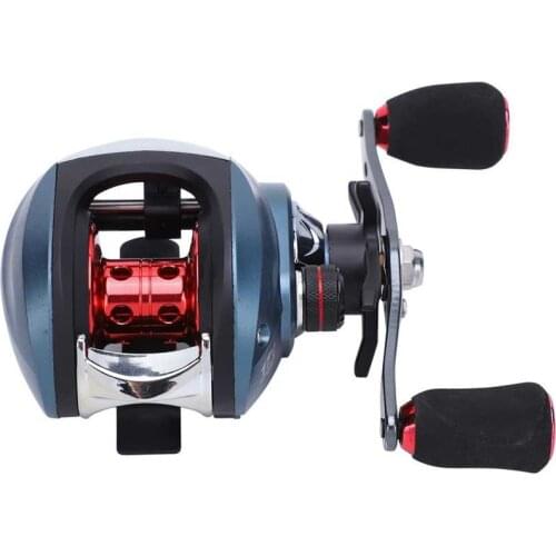 Baitcasting Fishing Reel Left/Right Hand Fishing Wheel 17+1 Bearings 7.2:1 Gear Ratio Magnetic Braking Fishing Reel