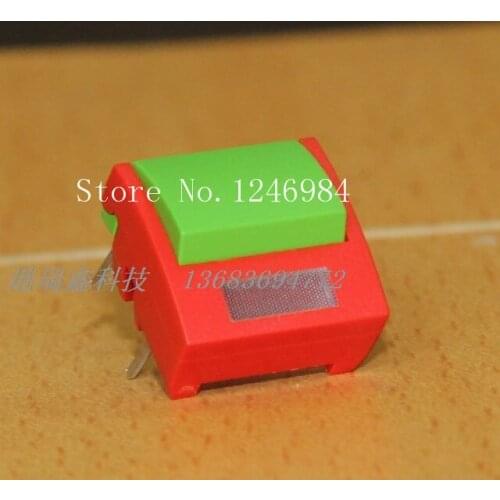 [SA]Denmark MEC red box green button switch reset switch micro switch 3ATL6 + 1B08 + 2B021--50pcs/lot
