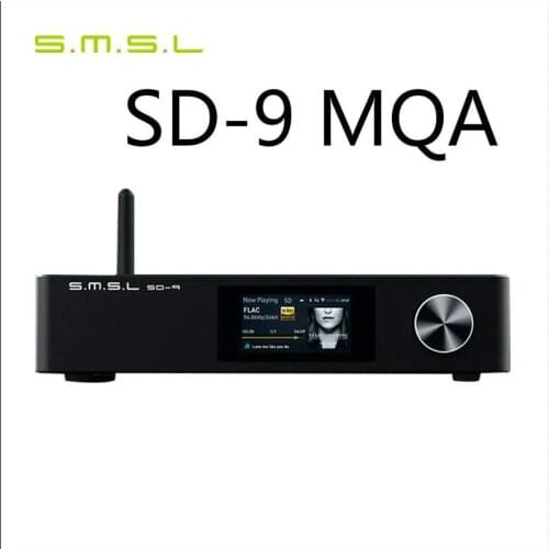 SMSL SD-9 SD9 MQA Full Decoding HIFI Network Music Player SD9 Support DSD, WAV APE,FLAC AIFF, Bluetooth DLNA MP3 Desktop Player