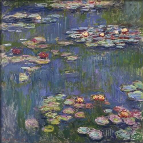 Water Lilies Claude Monet painting for sale artwork on canvas Hand painted oil painting reproductionHigh quality