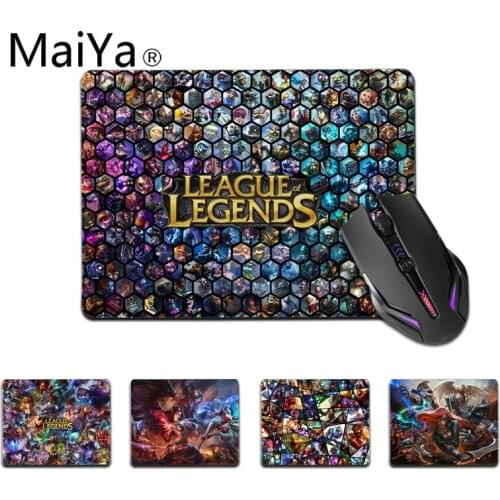 Maiya Top Quality League of legends heroes Durable Rubber Mouse Mat Pad Top Selling Wholesale Gaming Pad mouse