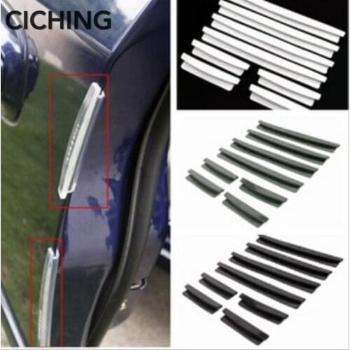 8pcs Car Door Edge Corner Protection Strip Scratch Protector Sticker for Renault clio megane 2 3 captur logan kadjar accessories