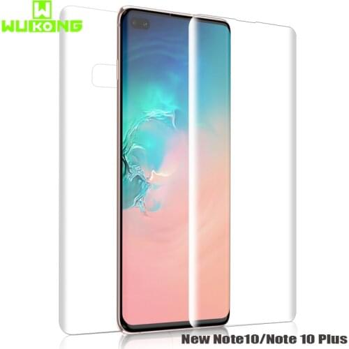 Back Front Screen Protector For Samsung Note 9 S9 Plus S8 Full Cover New Hydrogel Invisible For Samsung Note 10 Plus S10 e Plus