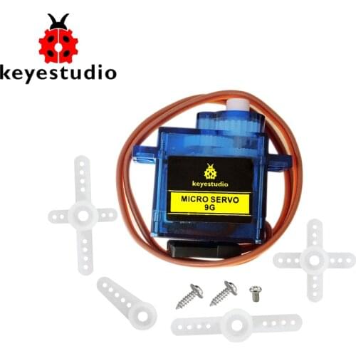 1pcs keyestudio 9G MINI SG90 90 degrees Servo Motor Blue with PH2.54 Connector For Arduino Robot Car