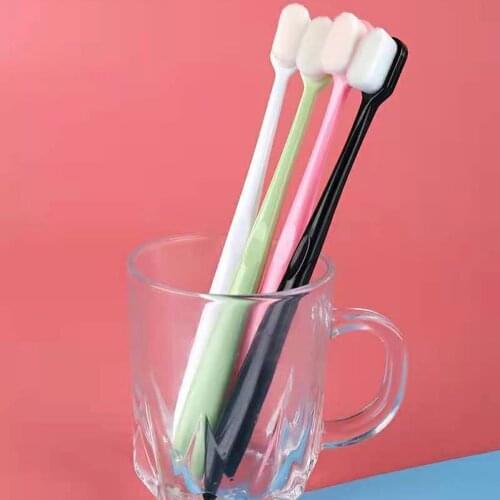 1PC Ultra-thin Super Soft Toothbrush Portable Eco-friendly Travel Outdoor Use Teeth Care Brush Oral Cleaning Oral Care Tools