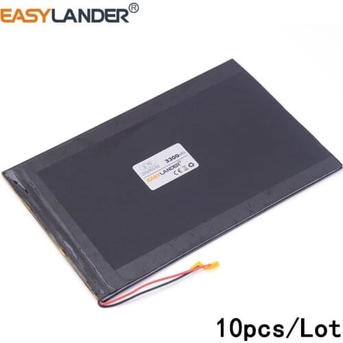 10pcs/Lot 3.7 V 3300 mah 20100150 lithium polymer battery cool than rubiks tablet For DIY Power mobile Power bank e-book