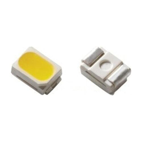 100PCS 3020 WHITE LED 6-7LM TRUE WHITE 6000-7000K / COOL 10000-13000K 2.8-3.0V 20mA 3.0*2.0*1.2MM SMD Light Beads