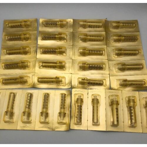 200PCS 0.5ML Disposable Ampoule Head for Hyaluronic Pen Consumables Sterile Atomizer Hyaluron Gunn VIP