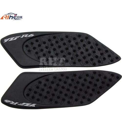 2016 new Motorcycle Tank Traction Pad Side Gas Knee Grip Protector Anti slip sticker 3M Clear For yamaha yzf r6 2006 2007 06 07
