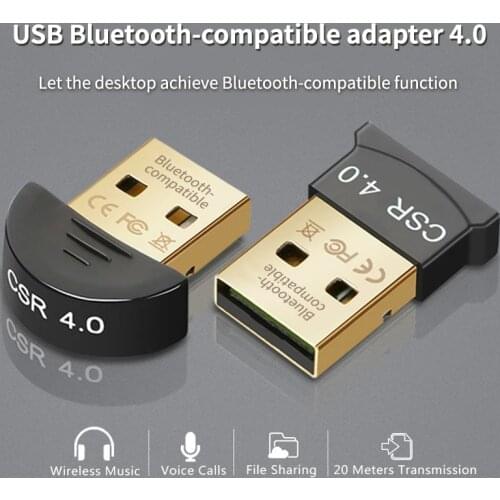 Adroit Mini USB Bluetooth V4.0 Dongle Dual Mode Wireless Adapter For Laptop PC FEB1 drop shipping
