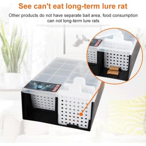 Household Mouse Trap Automatic Continuous Mousetrap Reusable Catch High Effect Rat Traps Catcher Rat Killer Mice Rodent Cage