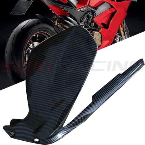For Ducati Panigale V4 V4S 2018 2019 2020 Carbon Color (ABS Plastic) Motorcycle Rear Hugger Fender Mud Guard Fairing