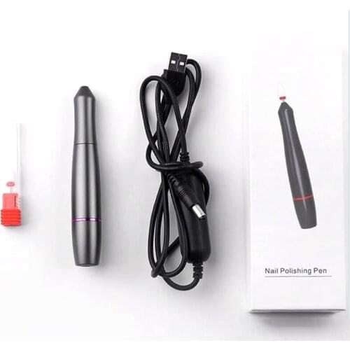 Drill Pen USB Plug Drill Mini Electric Nail File Rechargeable Nail Drill Machine Professional Nail Polisher E-file Nail Drills