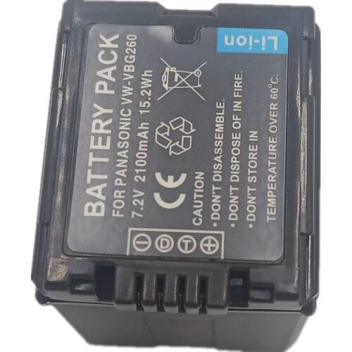 Brand New 2100mah Replacement Camera Battery For Panasonic DMW-BLA13E VW-VBG130 VW-VBG130-K VW-VBG130E-K VW-VBG130GK VW-VBG260