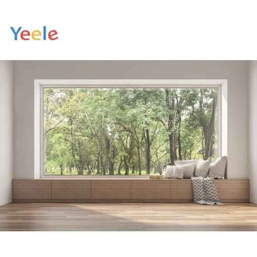 Home Decoration Window Forest Brick Wall Baby birthday Backdrop Photography Custom Photographic Background For Photo Studio