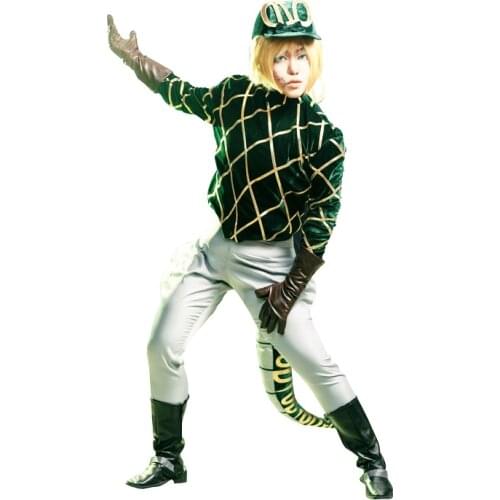 JoJos Bizarre Adventure Diego Brando DIO Christmas Party Halloween Uniform Outfit Cosplay Costume with tail Customize Any Size