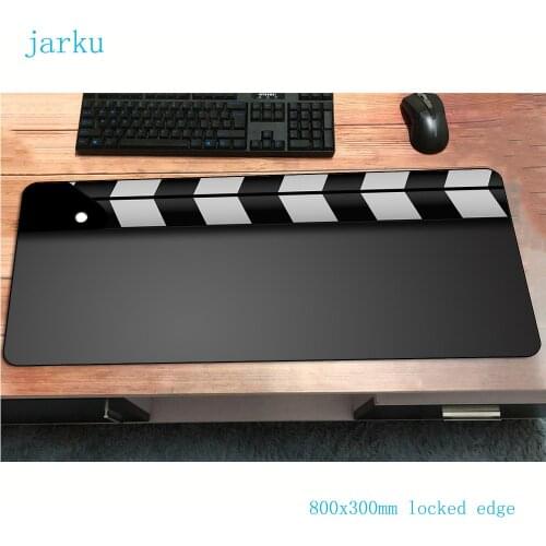 Movie Clapperboard mouse pad 800x300x2mm High quality pad to mouse computer mousepad big gaming padmouse gamer to mouse mat