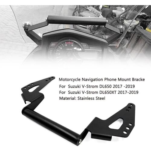 Windscren Bracket Mount Smartphone GPS Holder For Suzuki Vstrom DL 650 2017 2018 2019 2020 Accessories V-Strom DL650XT