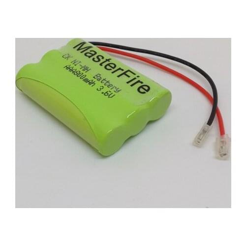 MasterFire 10PACK/LOT Brand New Ni-MH AAA 3.6V 800mAh Ni MH Rechargeable Battery Cordless Phone Batteries Pack with Plugs