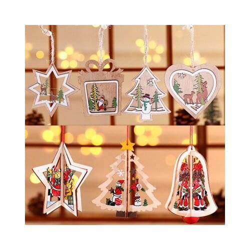 2021 hot sale Christmas ornaments gifts Santa snowman doll home hang adornment ornament gift in the New Year festival atmosphere