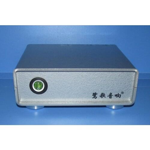 RCA to XLR buffered output complementary emitter DC line, 600:600 permalloy audio transformer, stereo output