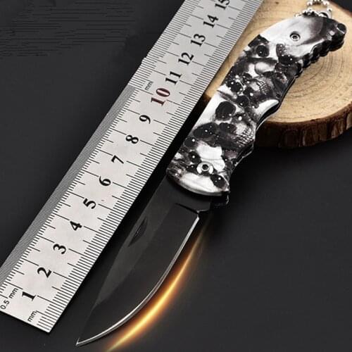 Folding knife outdoor multi-function pocket knife wild climbing camping barbecue fishing tool fruit knife