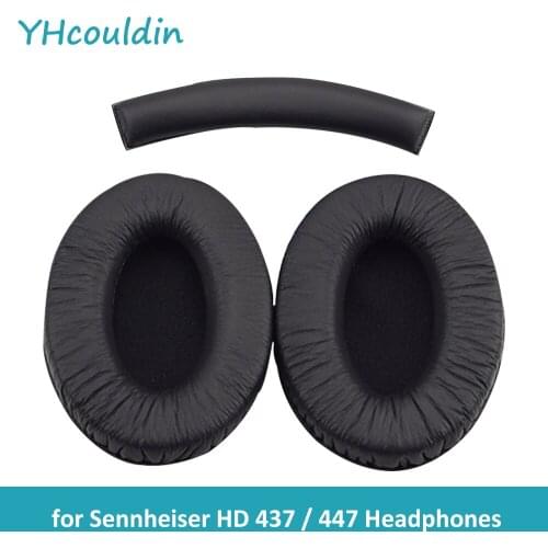 YHcouldin Replacement Ear Pads Suitable for Sennheiser HD 437 Wired Headphones and HD447 Over Ear Headset Ear Cushions Cover