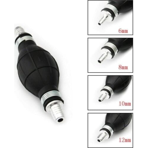 Fuel Pump Car Boat Motorcycle Accessories 6 8 10 12mm Manual Fuel Pump Rubber Ball Fuel Pump Gasoline Fuel Pump