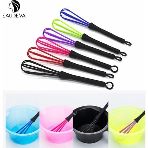 1Pcs at Random Pro Salon Hairdressing Dye Cream Whisk Plastic Hair Mixer Barber Stirrer Blender Hair Care Styling Tools DIY Home