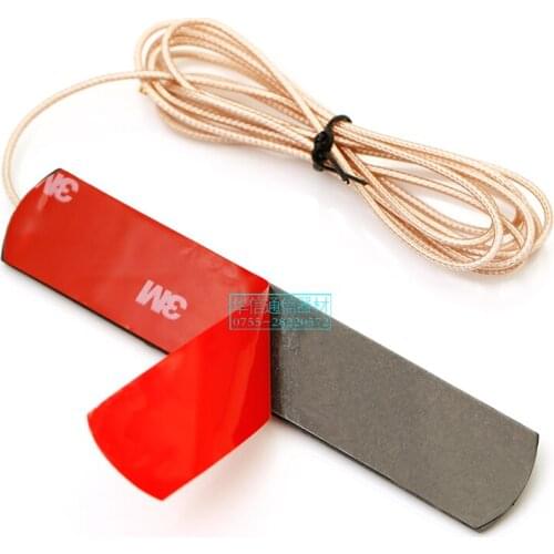 2.4G 5.8G dual frequency 3m cable length patch antenna omnidirectional IPEX U.FL IPX interface 115*21*4.5mm