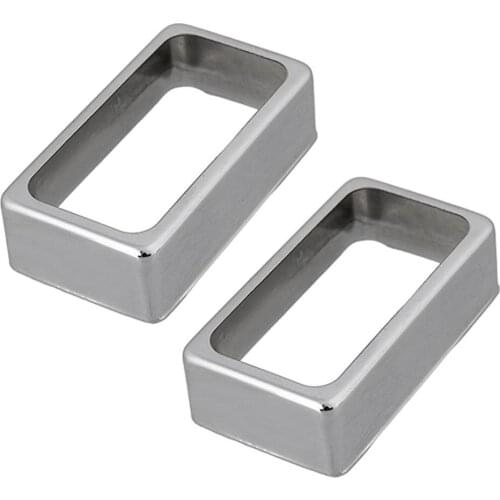 2 Pcs/set Pickup Cover Open-style Dual-coil Pickup Cover for Electric Guitar Guitarra Accessories Stringed Musical Instrument