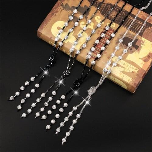 2020kpop new fashion crystal necklace exquisite beads adjustable necklace accessories clothing accessories wholesale