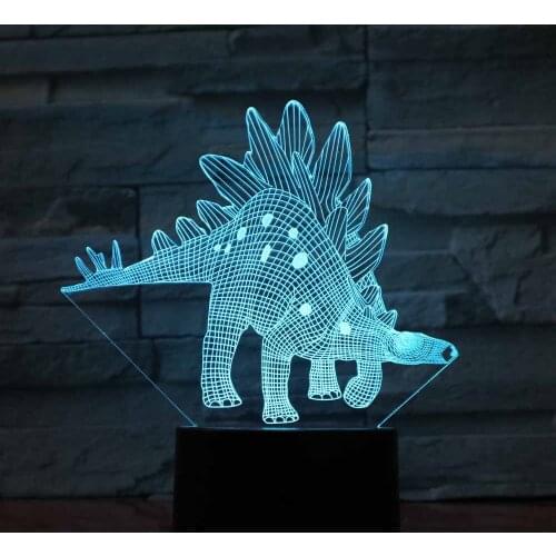 3d lamp led animals Night Light dinosaur Shape Bedside Lampen Childrens bedroom lighting Indoor Decor fixtures Touch Luminaria