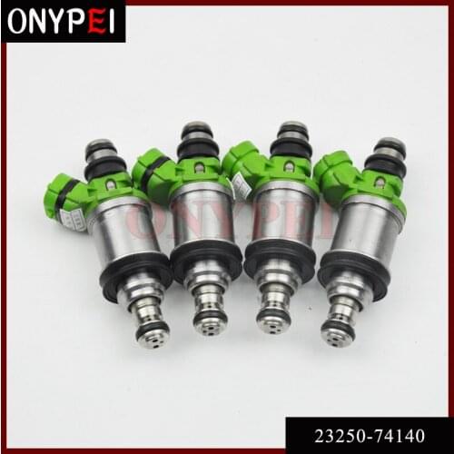 4pcs/lot Fuel Injector 23250-74140 23209-74140 For Toyota Camry Celica Solara 2.2L RAV4 2.0L L4 2325074140 2320974140