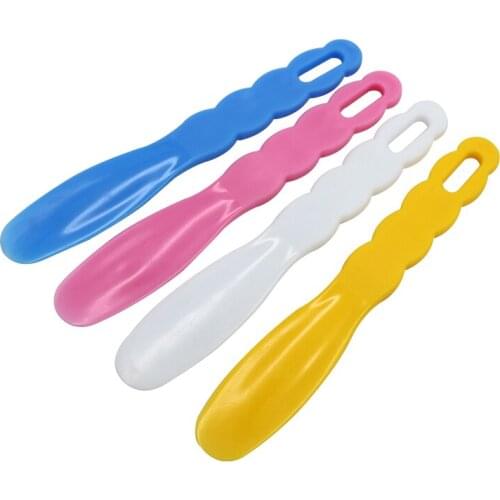 4pcs Dental Plastic Mixing Spatula Dental Mixing Knife Plastic Cement Powder Plaster Color Mixing Dental Material Dental tool
