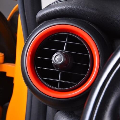 Car air conditioner Vent decoration Sticker Air Conditioning Outlet Cover Car Styling accessories For MINI Cooper F55 F56 F57