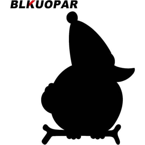 BLKUOPAR for Bird on A Stalk Wearing A Birthday Hat Doodle Car Stickers Cartoon Scratch-Proof Decals Sunscreen Cute Car Label