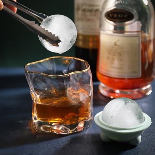 Big Size Silicone Ball Ice Molds Sphere Round Ball Ice Cube Makers Home Bar Party Kitchen Whiskey Cocktail DIY Ice Cream Moulds