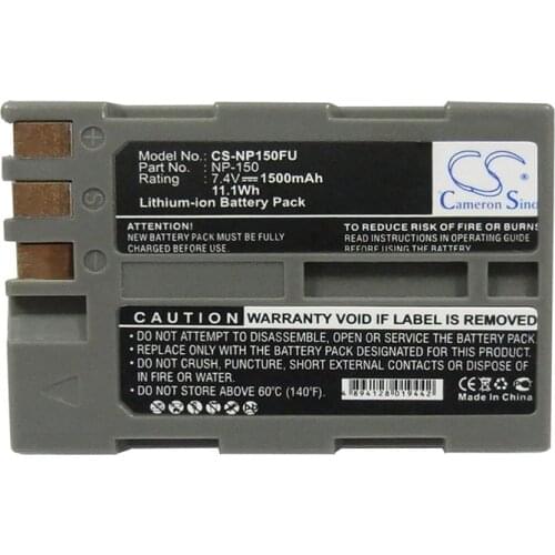 CameronSino for FUJIFILM BC-150 FinePix S5 pro IS Pro BC-150 NP-150 battery