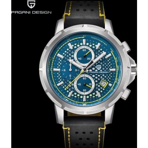 PAGANI DESIGN PD-1641 Mode Zifferblatt Military Sport Uhr Männer Quarz Armbanduhr Leucht Chronograph Uhr Männer