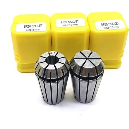 ER20 ER25 Spring Collet Chuck Accuracy CNC Milling Tool Holder Engraving Machine Spindle Motor