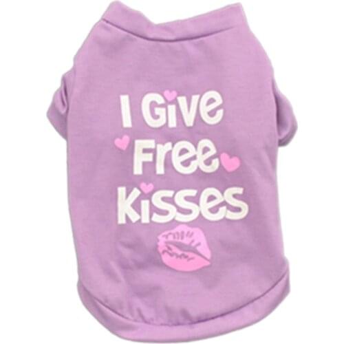 Cool Vest New Summer Pet Dog Clothes T Shirt Letter Print Clothes for Dogs Cute Pet Vest Chihuahua Teddy