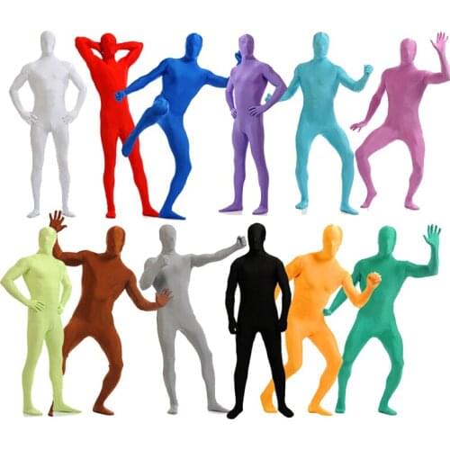 Cosplay all-inclusive tights zentai Lycra onesies stage costumes Zentai Suit Custome for Halloween performance 24 colors