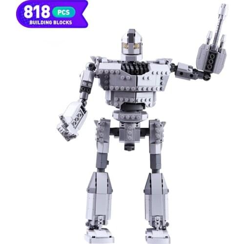 MOC Machinery Series Steel Robot Building Blocks Classic Movies Anime Games Toys Assembled Models Childrens Birthday Gifts