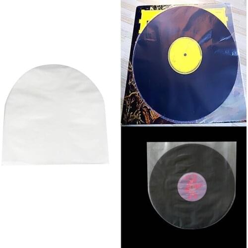 Top Deals 30.6 x 30.8cm LP Phonograph Record, Used for LP Record 12-Inch Long Record Plastic Bag Inner Sleeve
