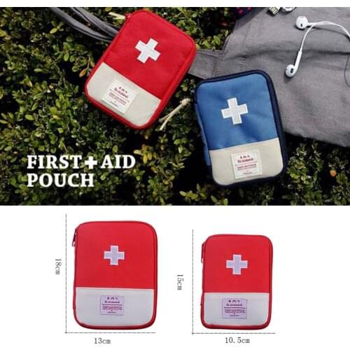 Cute Mini Portable Medicine Bag First Aid Kit Medical Emergency Kits Organizer Outdoor Household Medicine Pill Storage Bag