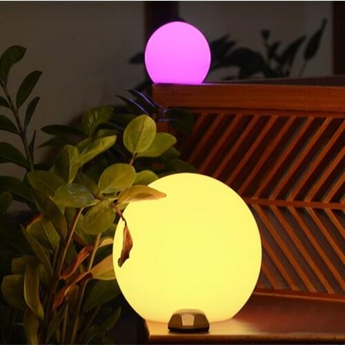 Outdoor Waterproof LED Garden Holiday Party Sphere Lights RGB Color Changing Floating Lamps with Remote Control