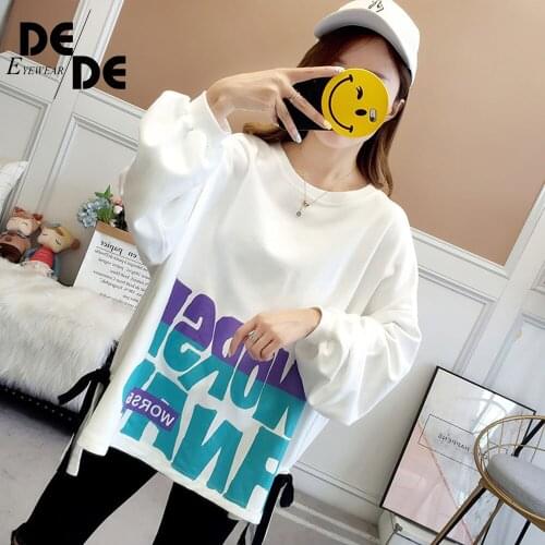 New hooded shirt female 2019 brand female long-sleeved solid color hooded sweatshirt hooded sportswear