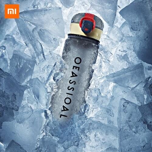 2021 xiaomi youpin summer new Bicycle Water Bottle transparent water cup plastic water bottle student sports fitness water cup